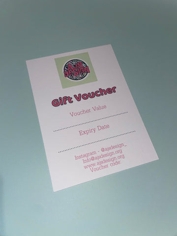 The AJS email gift voucher